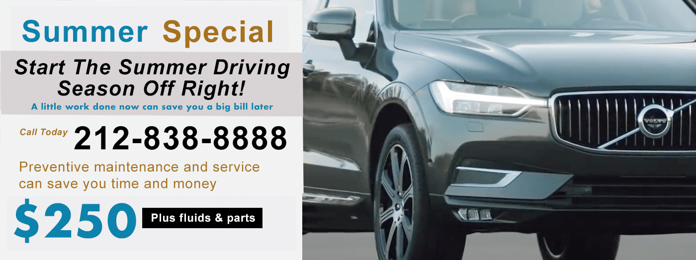 Best dealer alternative for Volvo scheduled service, maintenance and repairs in NYC, Manhattan area. See why are customers call us the best independently owned Volvo repair service center in NYC.